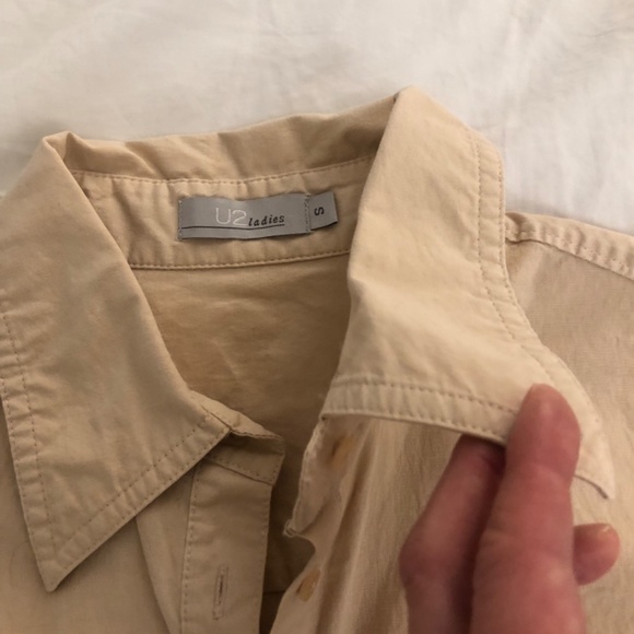 U2 Women’s Short Sleeve Button Shirt - Picture 15 of 15